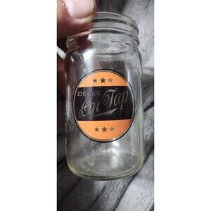 Dells On Tap Mason Jar Beer Glass – Wisconsin Dells Bar Logo Mug Style ~7.5 oz